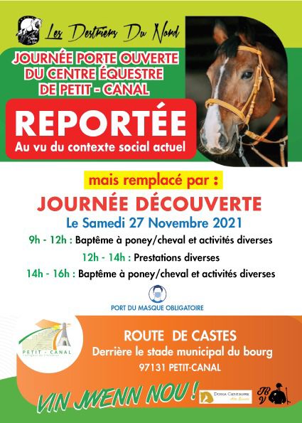Journée découverte du centre équestre de Petit-Canal
