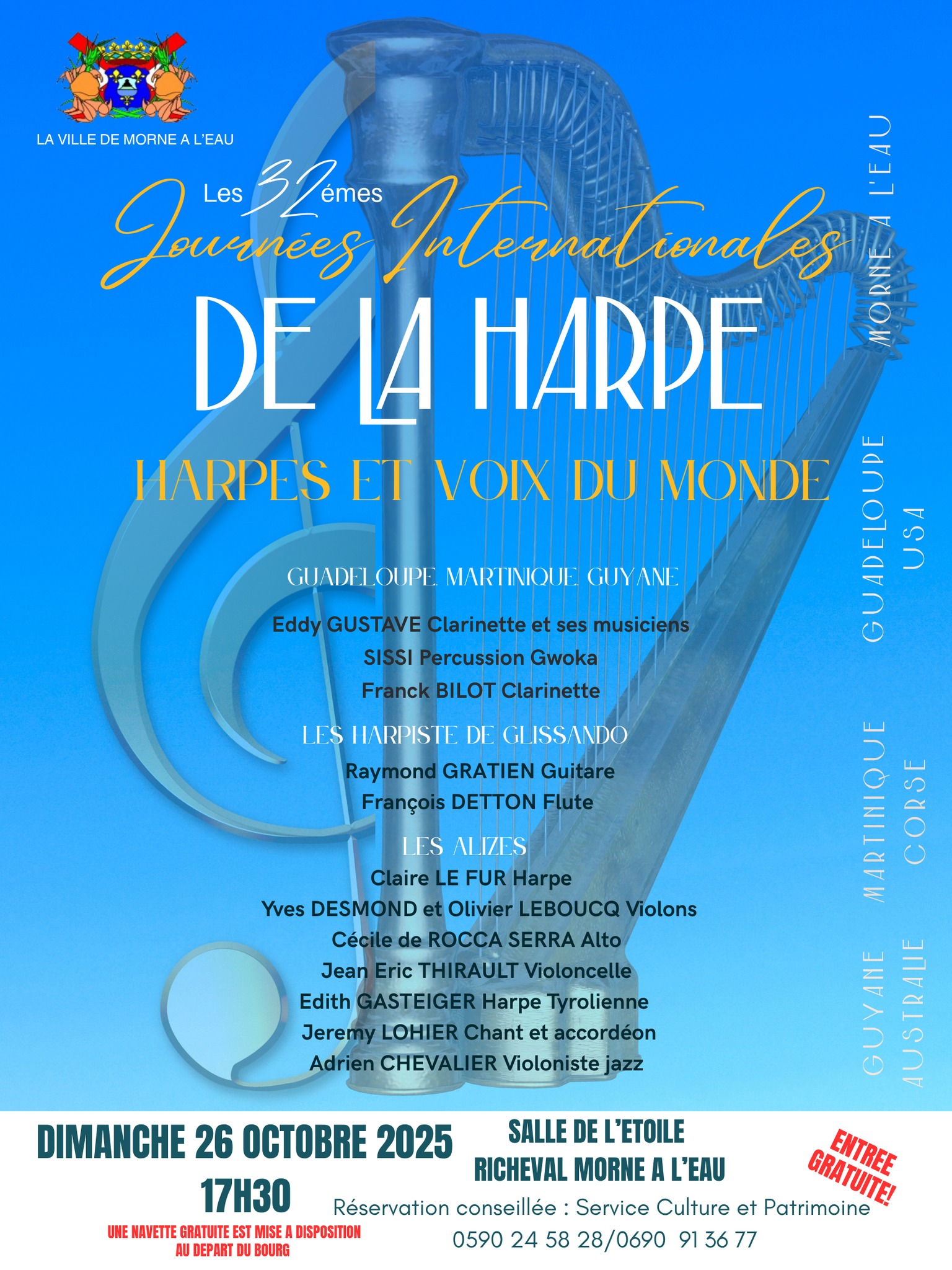 Les 32èmes Journées Internationales de la Harpe
