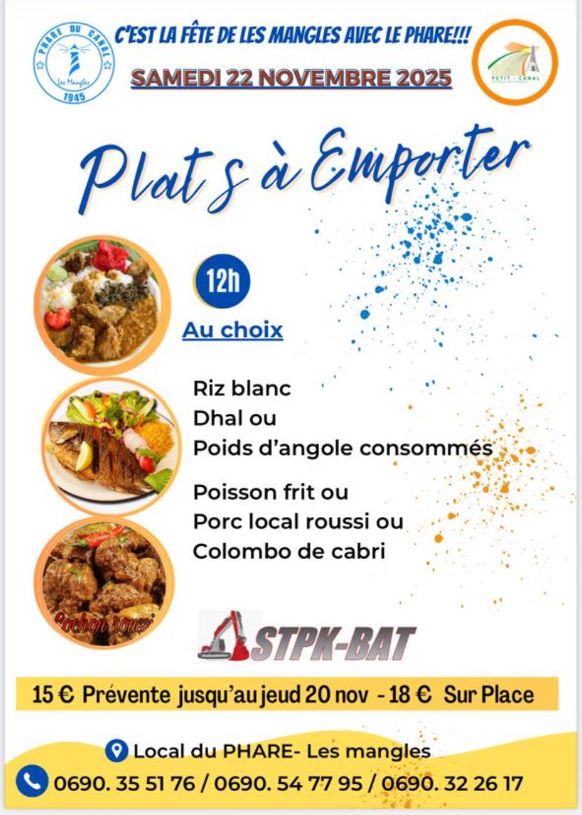 Repas à  emporter du Phare du Canal