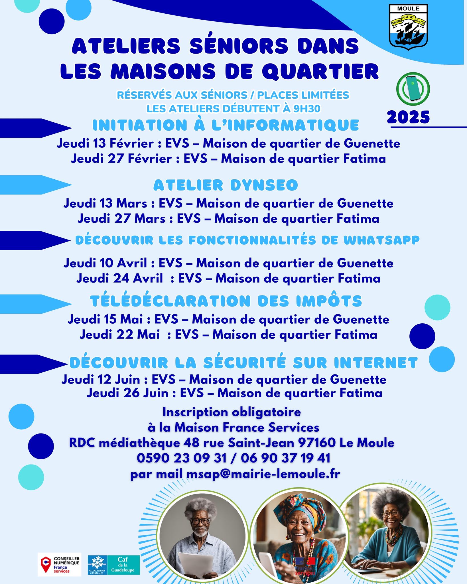 Atelier Senior dans les maisons quartiers