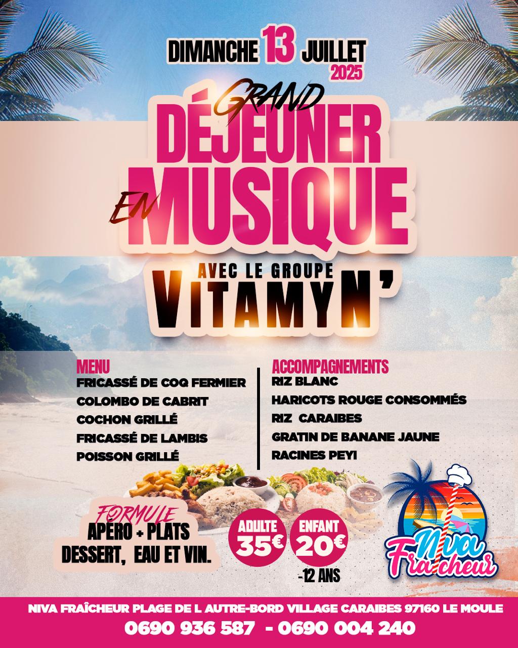 Déjeuner en Musique Niva Fraicheur