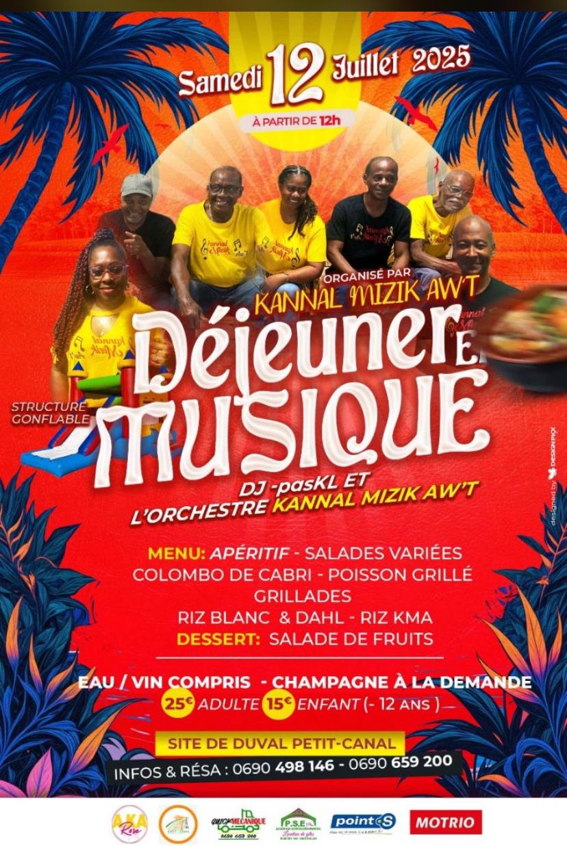 Déjeuner en Musique Kannal Mizik AWT