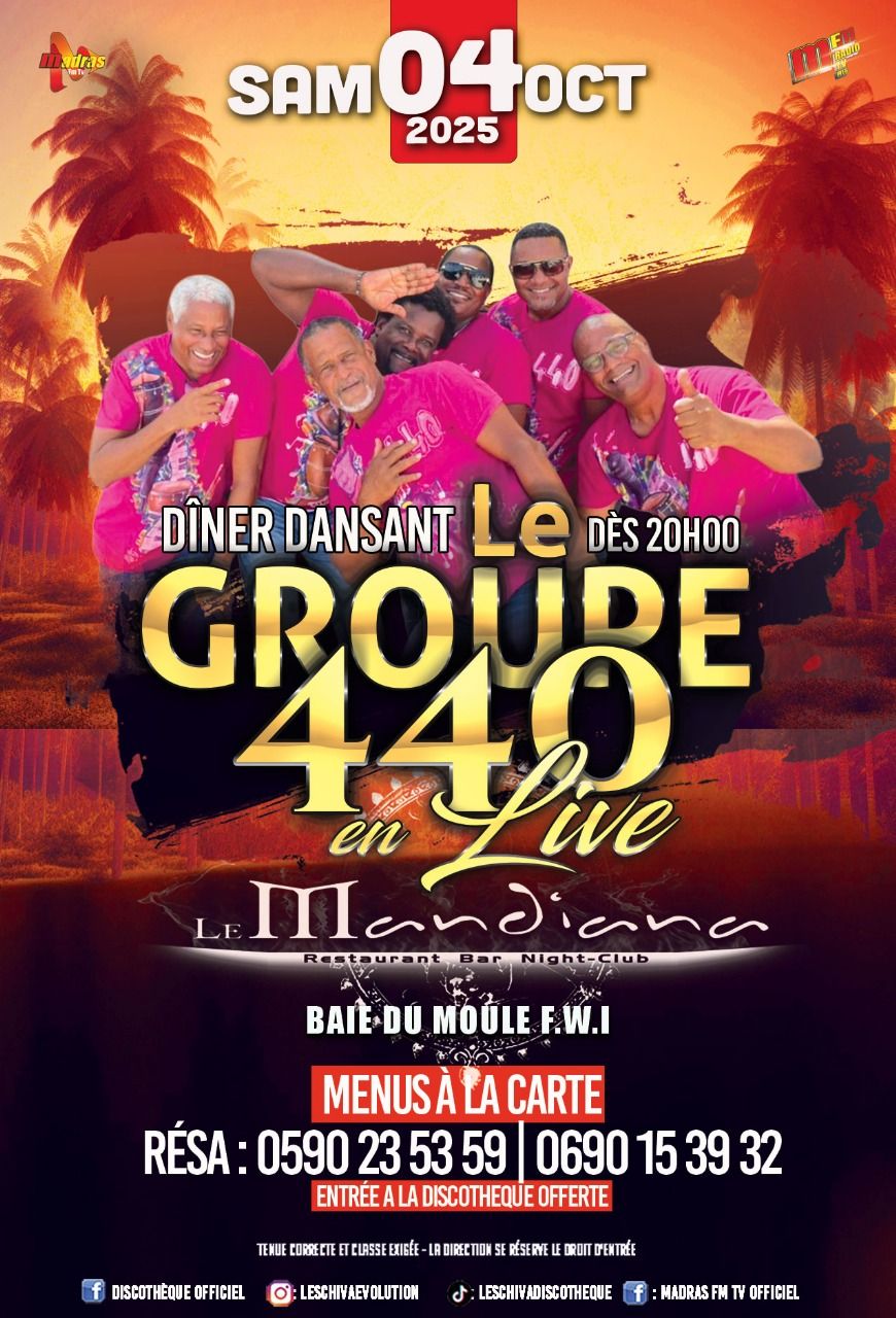 Diner Dansant avec le groupe 440  Schiva