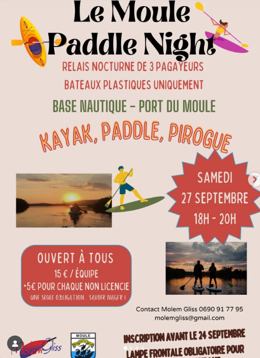 Le Moule Paddle Night