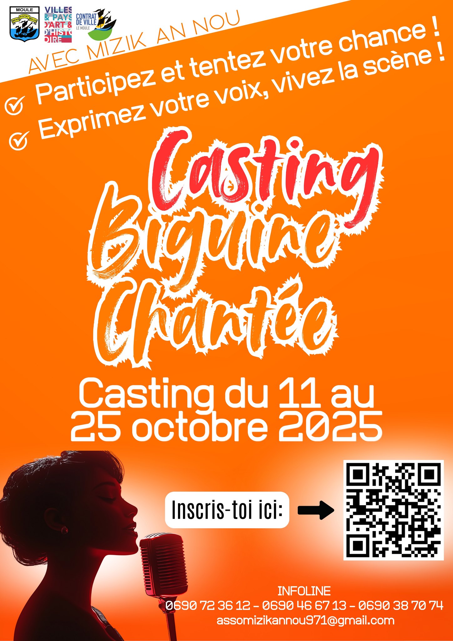 Casting Biguine Chantée