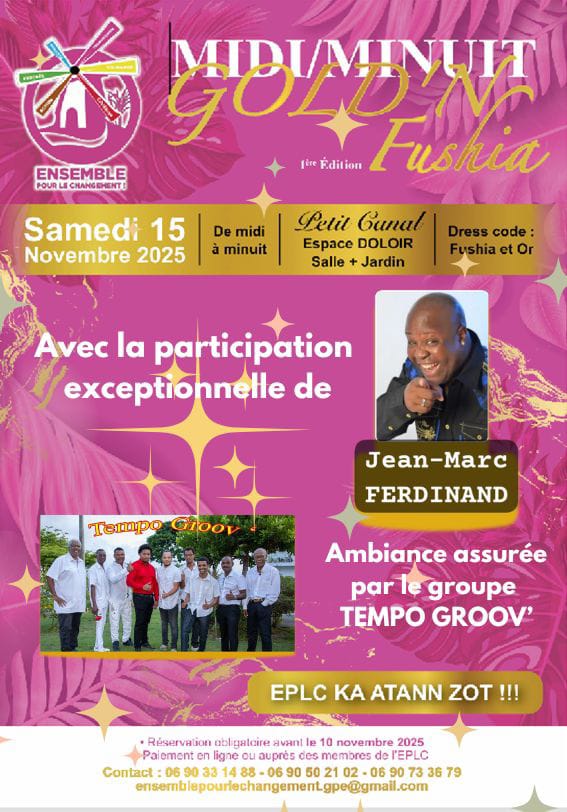 Midi Minuit Gold'N Fushia