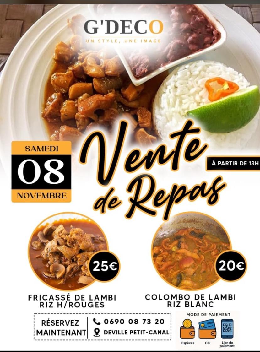 Vente de repas