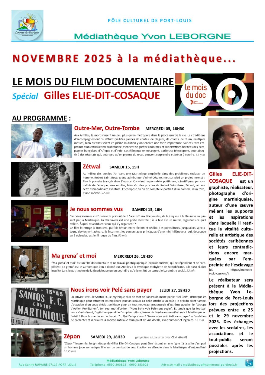 Novembre à la Médiatheque