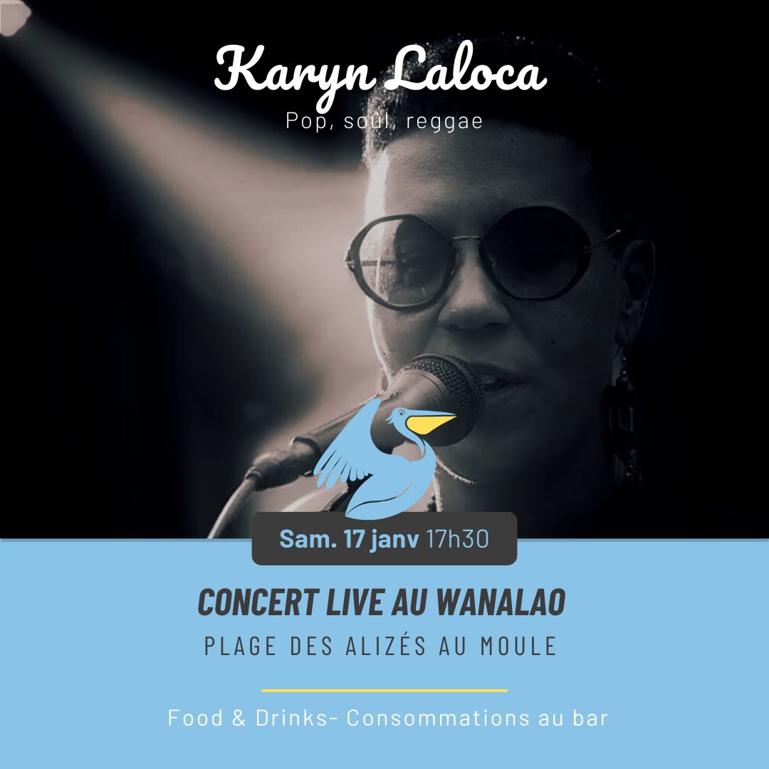Concert en Live Karyn Laloca  Wanalao
