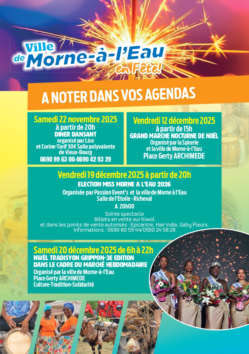 Agenda Ville de Morne-à-l'Eau