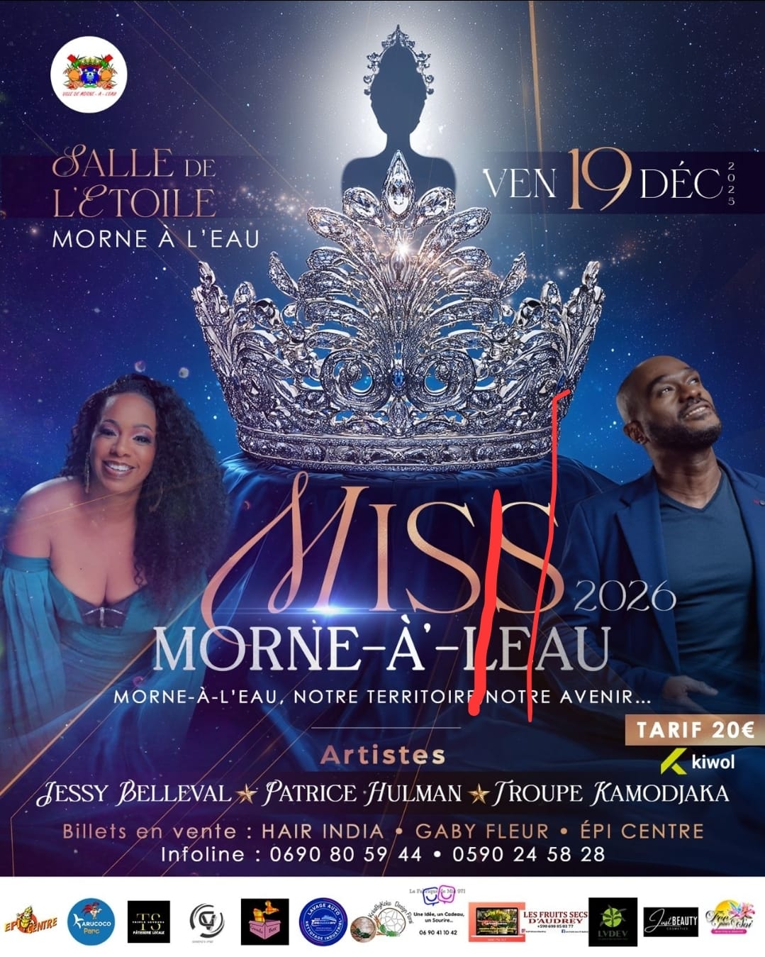 Élection Miss Morne-à-l’Eau 2025-2026